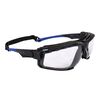Radians THRAXUS Elite IQUITY Safety Eyewear Blue w/ Rubber Gasket Clear IQ Lens, small image number 1