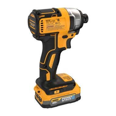 DEWALT 20V MAX 1/4in Impact Driver Kit with POWERSTACK Compact Battery, large image number 7