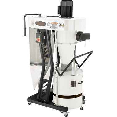 Shop Fox 1.5 HP Portable Cyclone Dust Collector