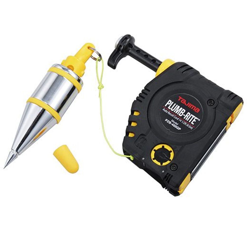 Tajima PLUMB-RITE Compact and Light-Duty Plumb Bob Setter, 14 Oz Bob, Black, large image number 1