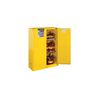 Justrite 45 Gallon Yellow Manual Close Flammable Cabinet, small image number 2