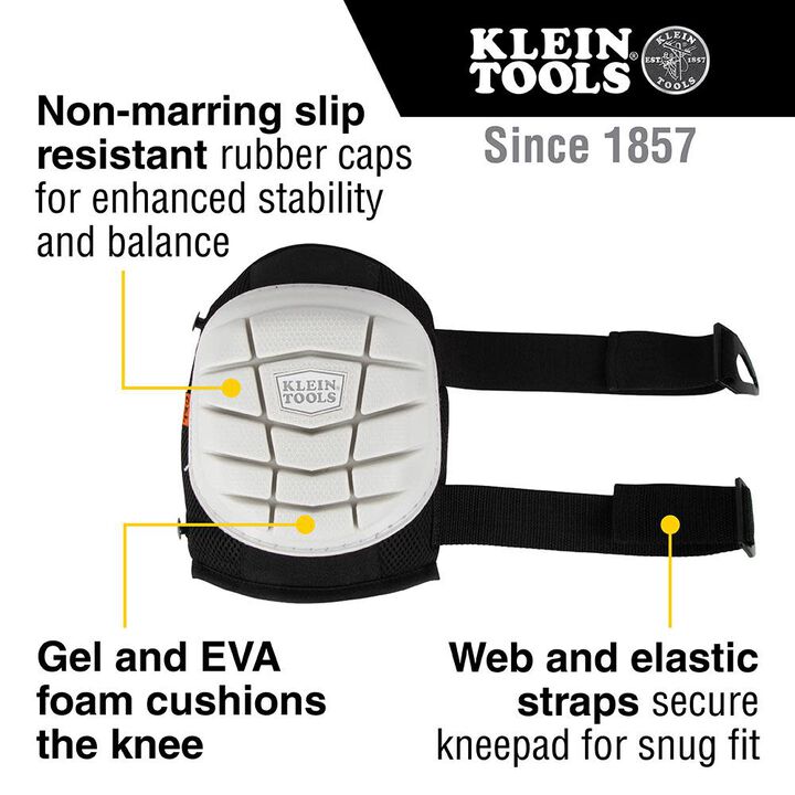 Klein Tools Non-Marring Lightweight Gel Kneepad, large image number 1