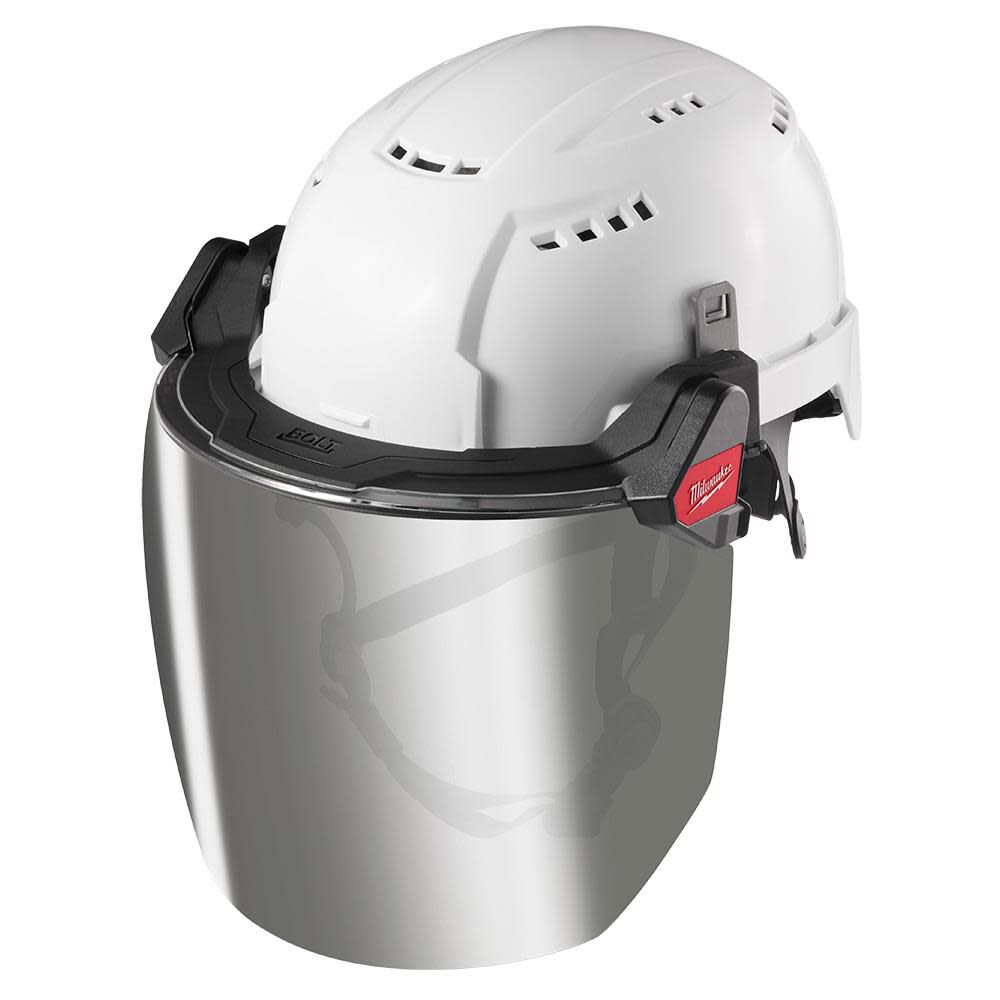 Milwaukee Mirrored Face Shield Replacement Lenses (Helmet & Hard Hat Frame) 10 Pack, large image number 5