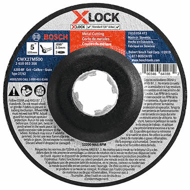Bosch X-Lock Metal Cutting T27 5in x .098in
