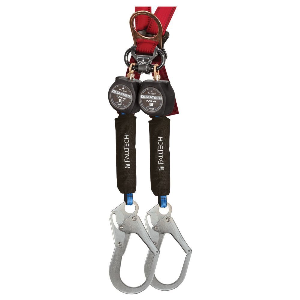 Falltech DuraTech Mini 6' Twin Leg Personal SRL with Rebar Hook, large image number 2