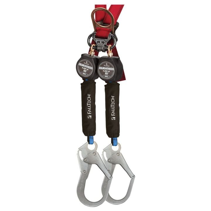 Falltech DuraTech Mini 6' Twin Leg Personal SRL with Rebar Hook, large image number 1