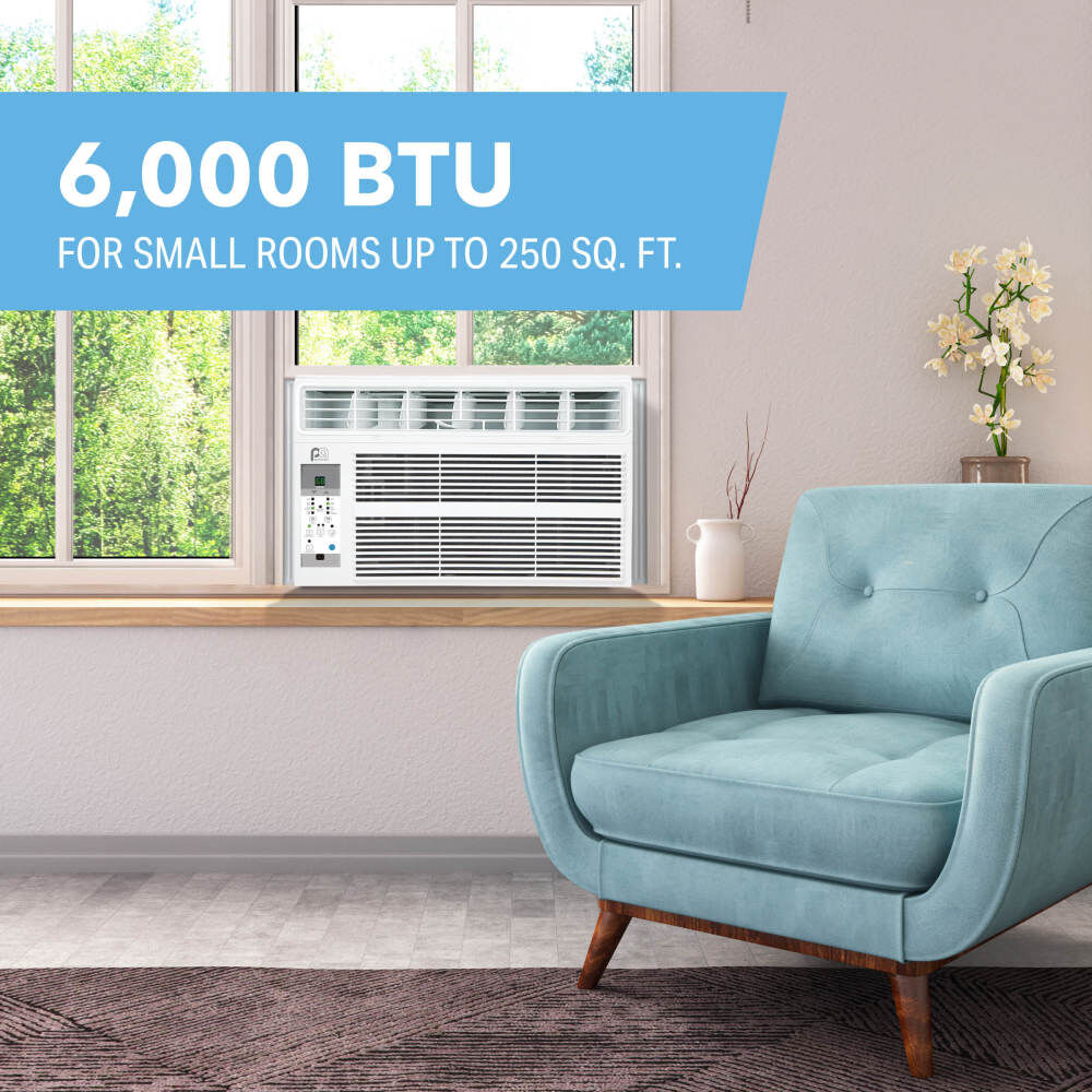 Perfect Aire 115V 6000 BTU Electronic Window Air Conditioner with Remote, large image number 2