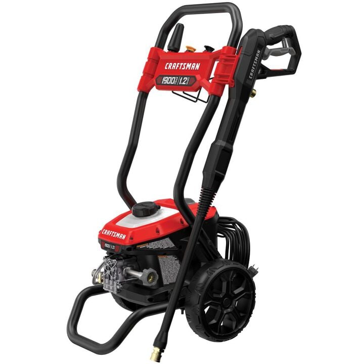 CRAFTSMAN 1900 PSI 1.2 GPM Electric Cold Water Pressure Washer with 3 Spray Nozzles, large image number 1