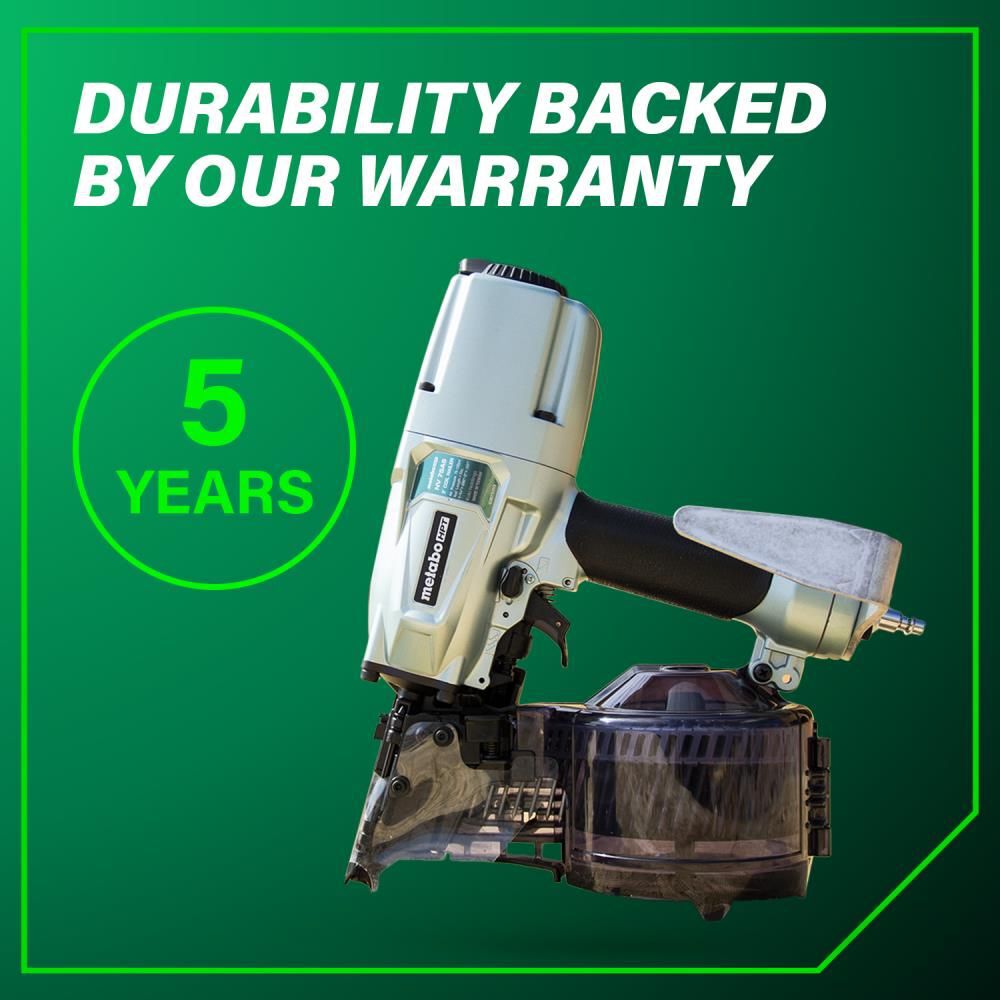 Metabo HPT NV75A5 Pneumatic 3in Siding/Light Framing Sheathing Coil Nailer, large image number 11