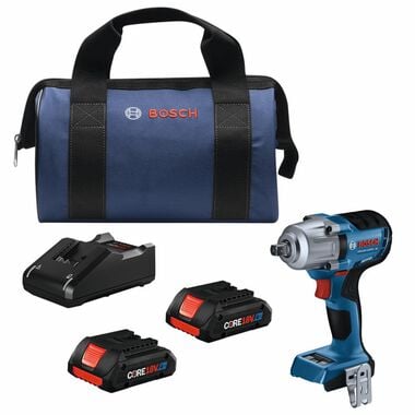 Bosch 18V 1/2 in Mid-Torque Impact Wrench Kit