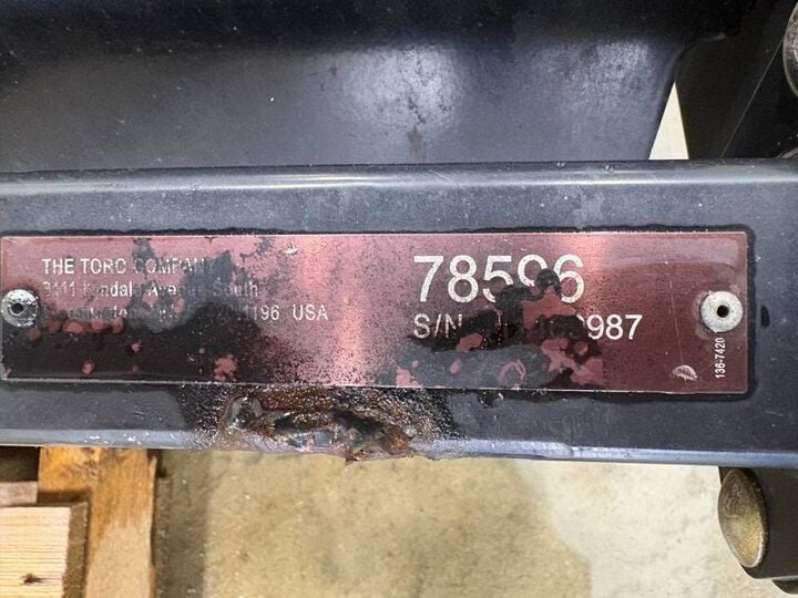 Toro 78596 55 Inch MultiForce Power Broom Used, large image number 8