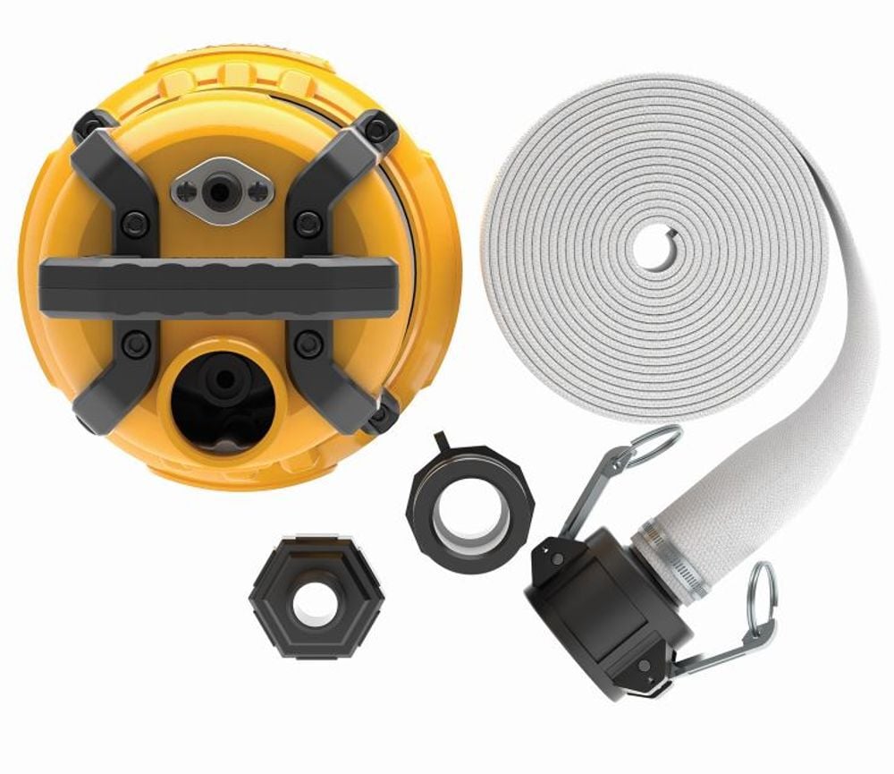 DEWALT Submersible Utility Pump 1/3 HP Aluminum with Hose Kit, large image number 6