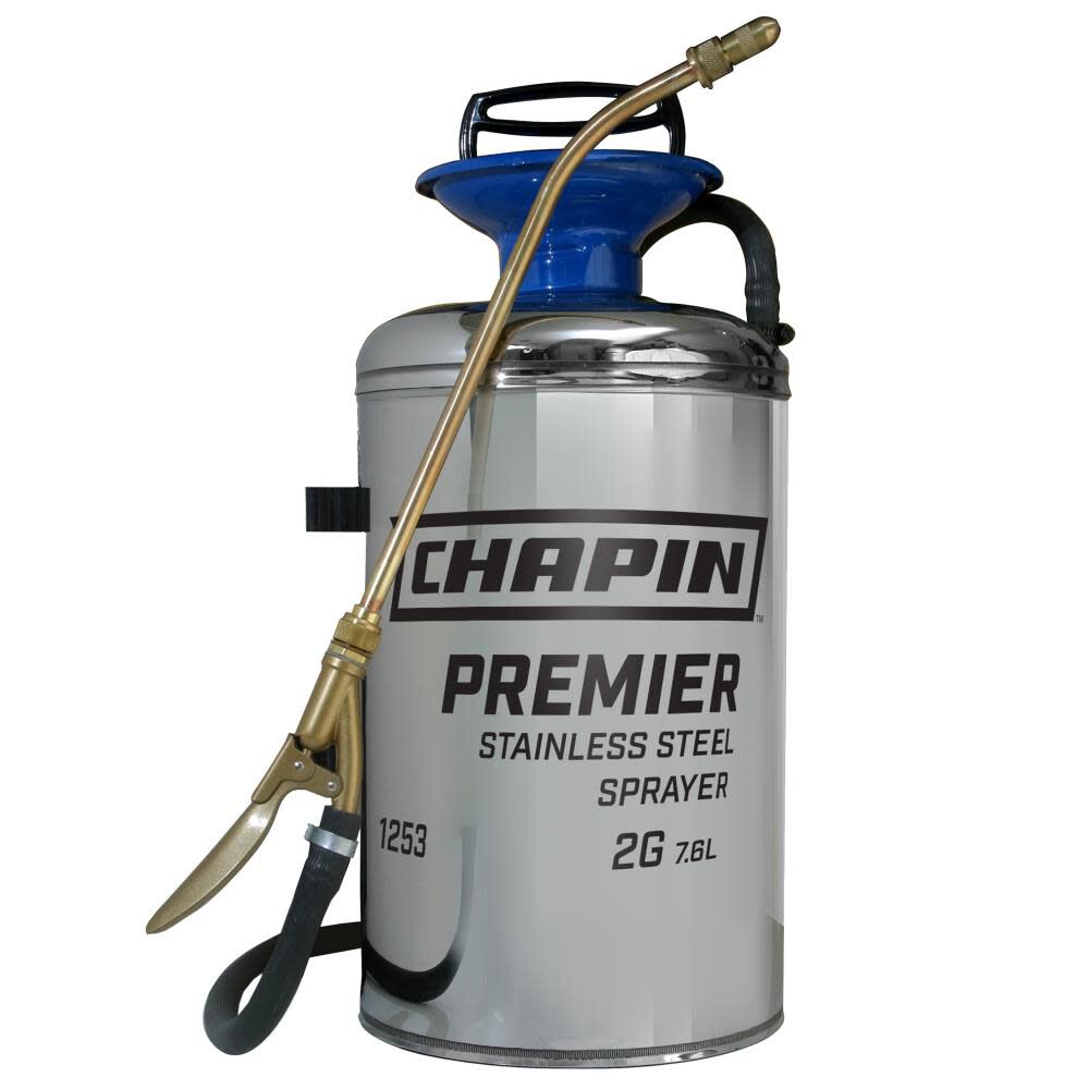 Chapin Mfg 1253 2 Gallon Premier Stainless Steel Sprayer, large image number 1