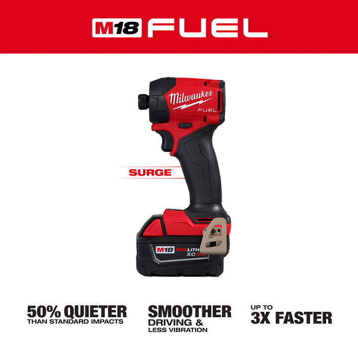 Milwaukee M18 FUEL SURGE 1/4 Inch Hex Hydraulic Driver Kit, large image number 1