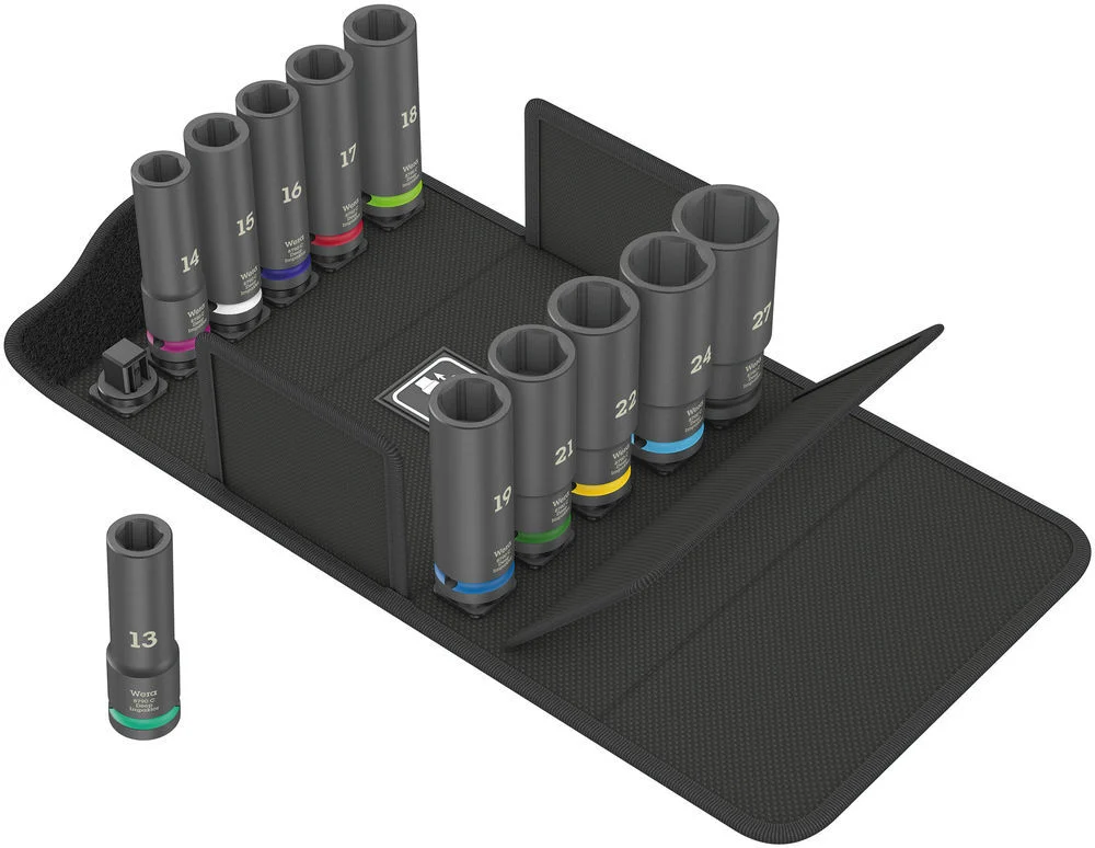 Wera 8790 C Impaktor Deep Socket Set 1, 11pc (05004841001)