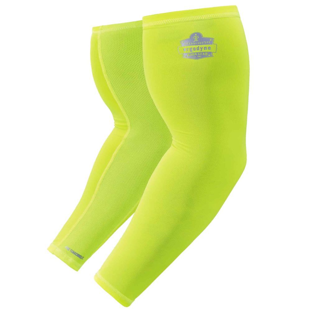 Ergodyne Chill Its 6690 Lime Cooling Arm Sleeves Medium, large image number 1