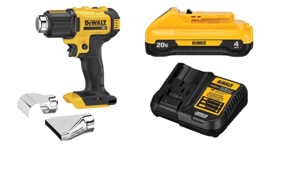 Reviews for DEWALT 20V MAX Cordless Compact Heat Gun, Flat and