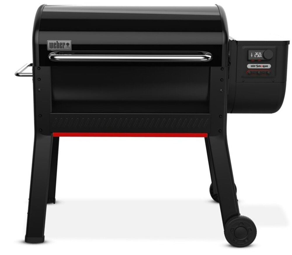 Weber Smoque XL 34 Inch Wood Fired Pellet Smoker, Black - 1500771