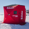 Eskimo QuickFish 3HD, Pop-Up Portable Shelter, No-Trip Door, Red/Black, Three Person, small image number 4