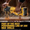 DEWALT 20V MAX XR 7/16 Inch Stud & Joist Drill (Bare Tool), small image number 3