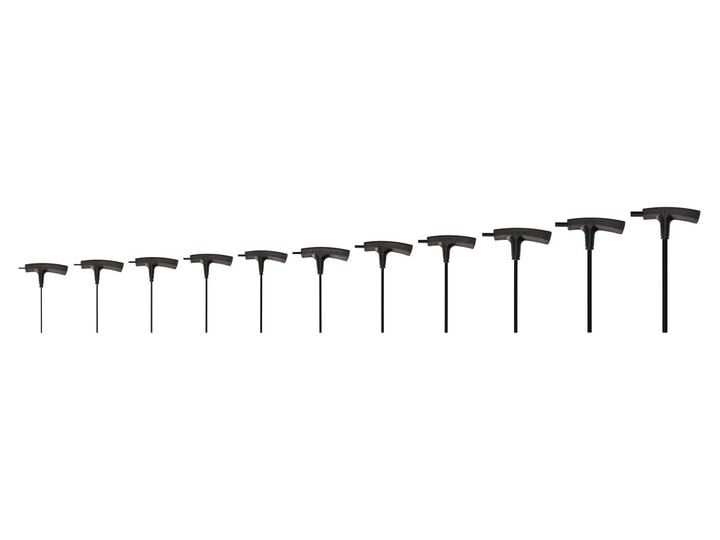 Tekton Flat End Hex T-Handle Key Set 11 Piece 5/64 - 3/8 Inch, large image number 1