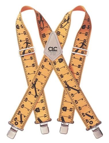 CLC Heavy-Duty Tape Rule Elastic Suspenders