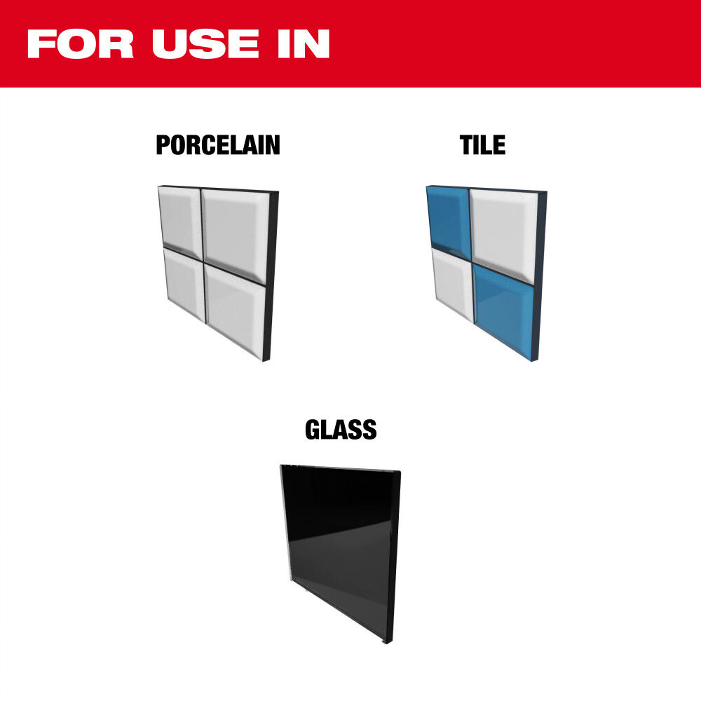 Milwaukee 1/8 Inch Hard Tile and Glass Bit, large image number 2