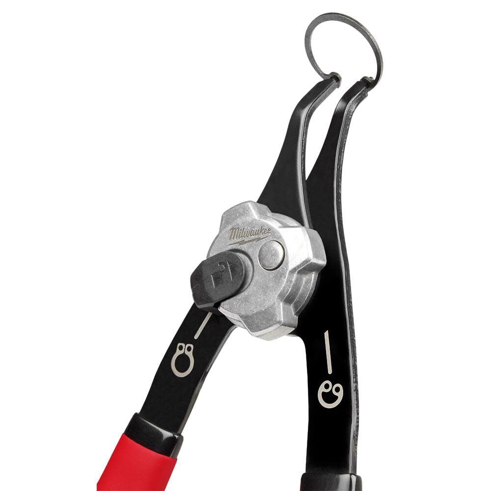 Milwaukee .038 in Convertible Snap Ring Pliers 45 Degree, large image number 8