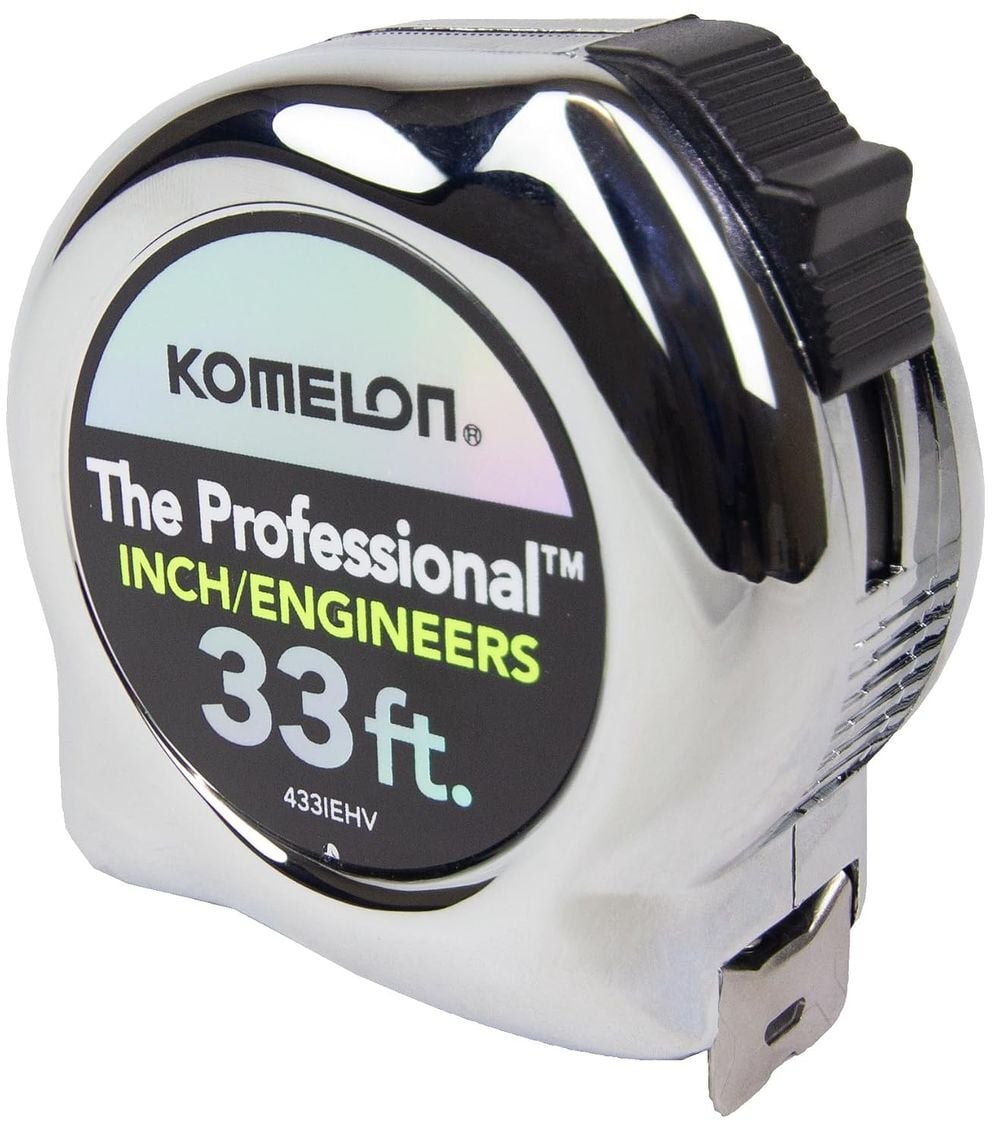 Komelon 1 Inch x 33 Ft Engineer Scale Tape Measure, large image number 2