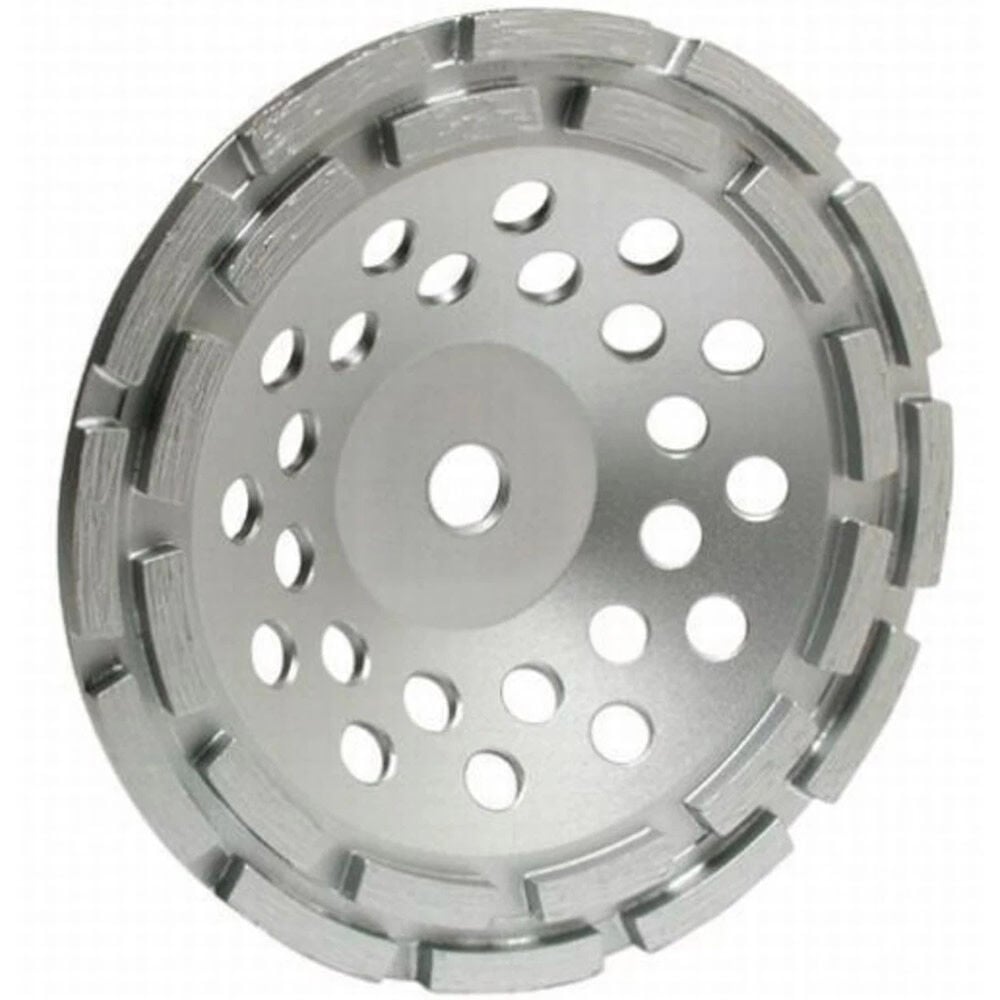 M K Diamond MK-304SG-2 4 Inch Double Row Premium Segmented Rim Diamond Cup Wheel for Concrete – 155445