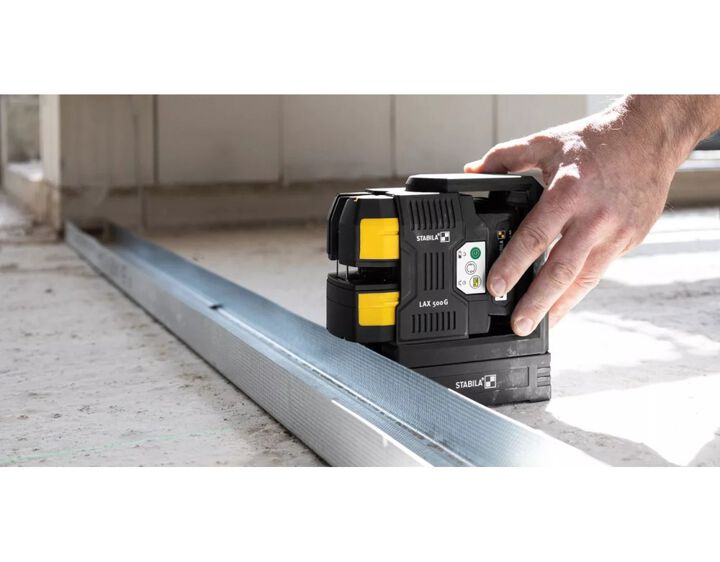 Stabila LAX 500G 12V 5-Piece Cross-Line & Plumb Dot Laser Kit, large image number 3