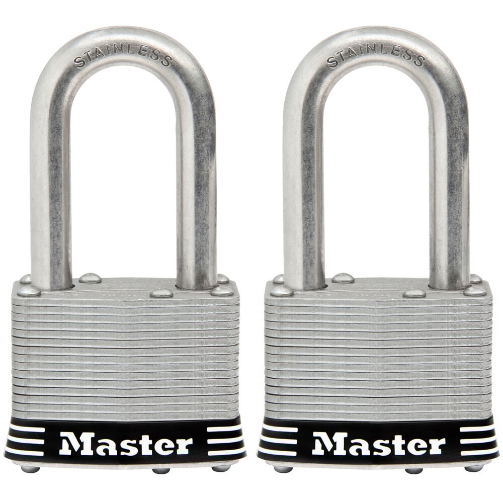 Master Lock Padlock 1 3/4in Pin Tumbler Keyed Dual Ball Bearing 2 Pack – 1SSTRILFHC