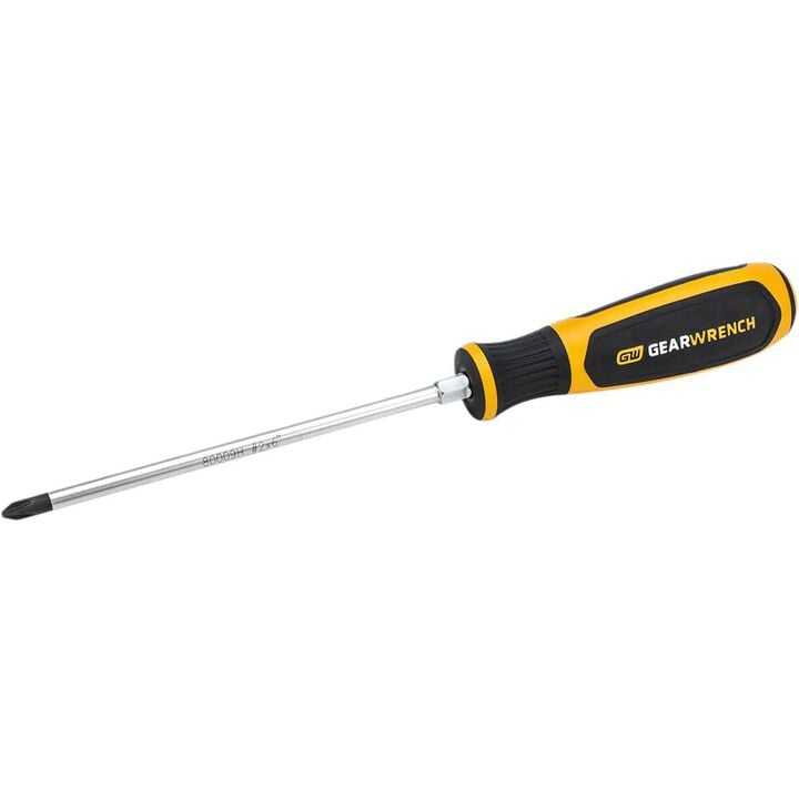 GEARWRENCH #2 x 6inch Phillips Dual Material Screwdriver