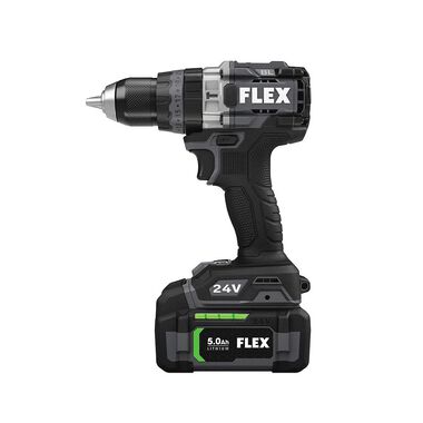 FLEX 24V 1/2-In. 2-Speed Hammer Drill With Turbo Mode Kit, large image number 10