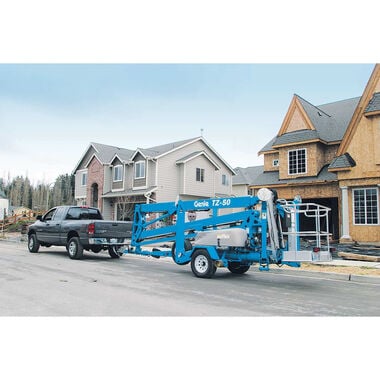 Genie 50 Ft. Trailer Mounted Articulating Boom Lift, large image number 2