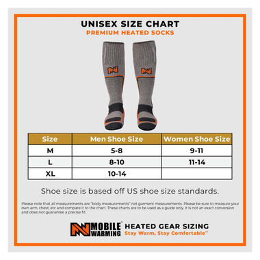 Mobile Warming Pro Merino Unisex Battery-Powered Heated Socks, large image number 8