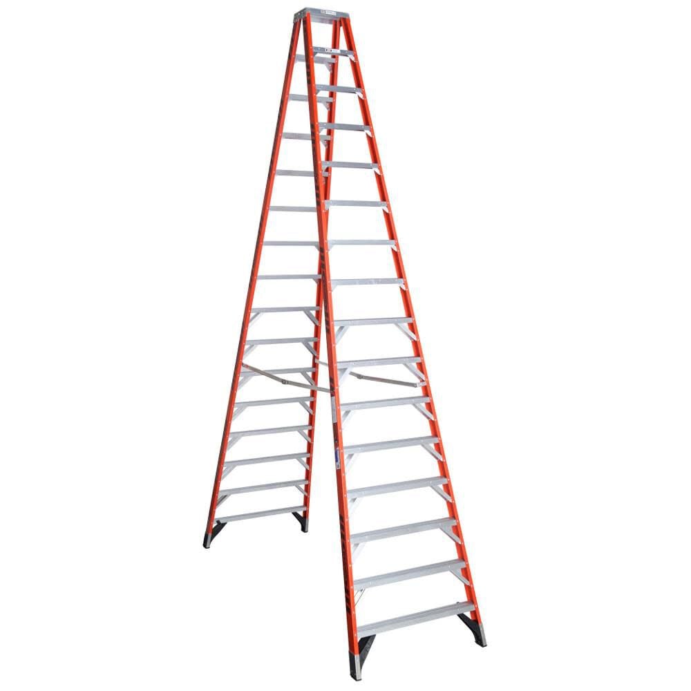 Werner 16 Ft. Type IA Fiberglass Twin Ladder – T7416