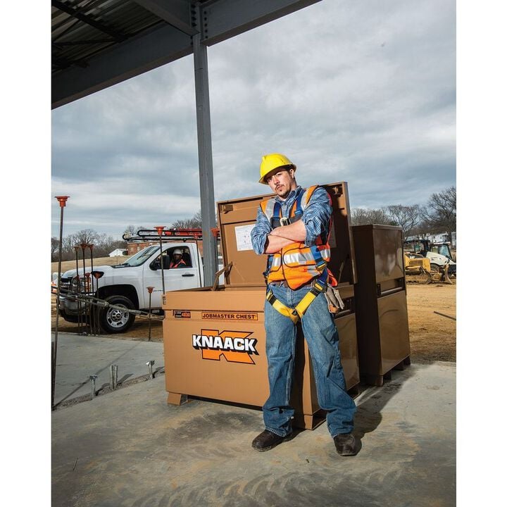 Knaack Model 4830 25.25 Cu-Ft. Steel Chest with KL (Padlock), large image number 10
