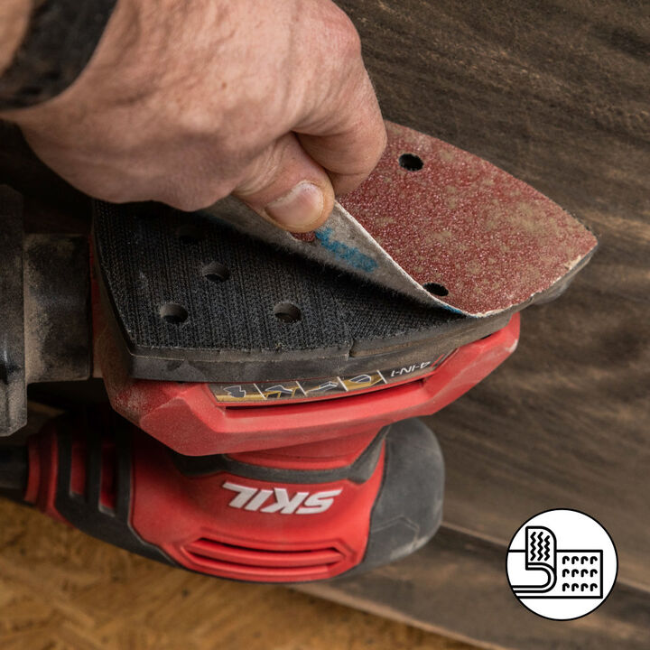Spyder Detail Sander Sheets, 220 Grit Alum Oxide, 3.75 Inch x 5.25 Inch Mouse, 15 Pieces, large image number 4