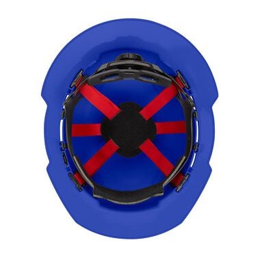 Milwaukee Blue Full Brim Hard Hat with 6pt Ratcheting Suspension Type 1 Class E, large image number 9