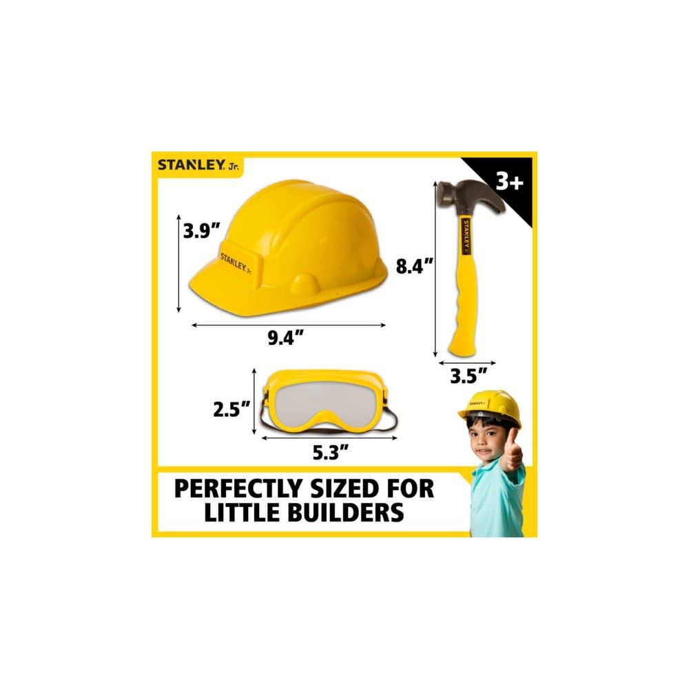 Stanley Jr ABS Plastic Kids Role Play Tool Set 3pc, large image number 7