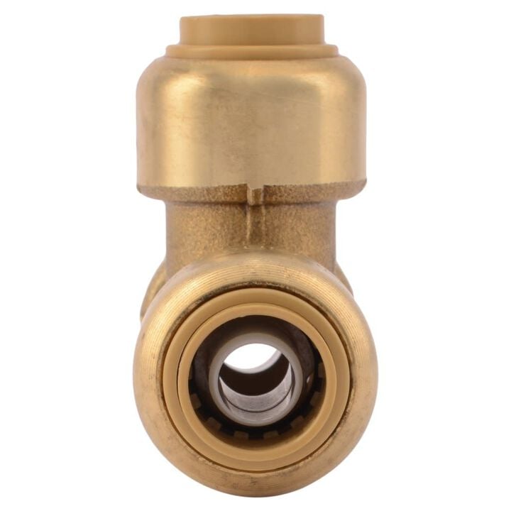 Sharkbite 3/8in x 3/8in x 3/8in Push to Connect Brass Tee, large image number 1