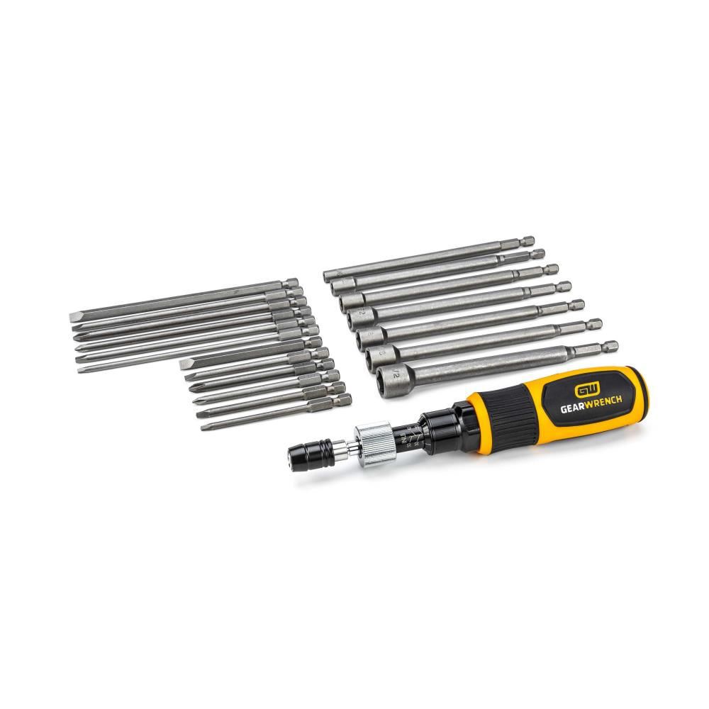 GEARWRENCH 1/4inch Drive Torque 10-50 in/Lbs Screwdriver Set 20pc, large image number 11