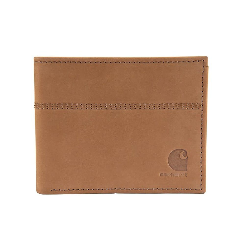 Carhartt Brown Saddle Leather Bifold Wallet, large image number 1