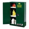 Justrite 45 Gallon Green Steel Manual Close Pesticides Safety Cabinet, small image number 1