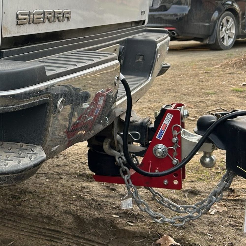 Shocker Hitch 14K 2 Inch Air Receiver Hitch & Black Combo Ball Mount with 2 Inch & 2 5/16 Inch Hitch Balls, large image number 6