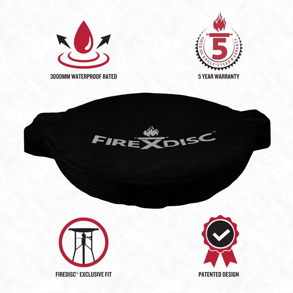 Firedisc 22 Inch Polyester Fabric Jet Black Disc Sac Bowl Case/Cover, large image number 3