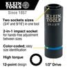 Klein Tools 2-in-1 Impact Socket 12-Point, small