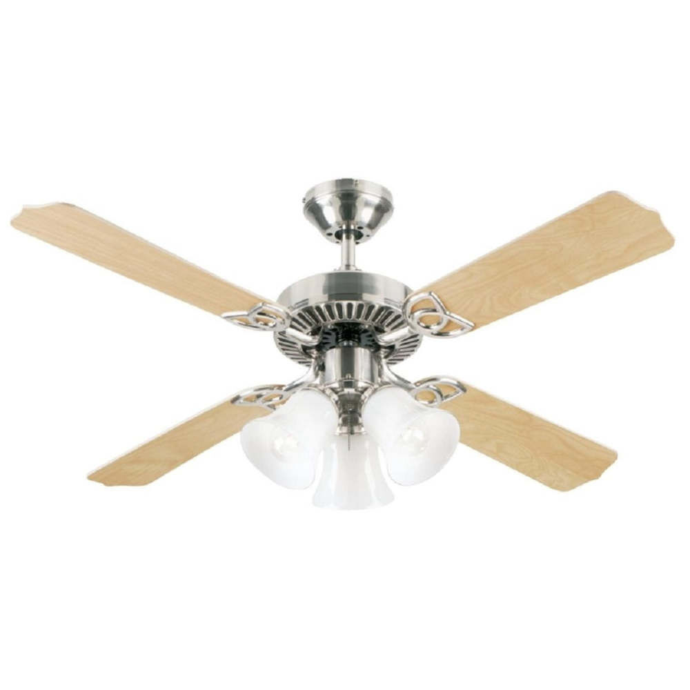 Westinghouse 42in Crusader Brushed Nickel Indoor Ceiling Fan, large image number 2