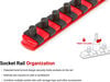 Tekton 3/8 Inch Drive Hex Bit Socket Set with Rail, 11 Piece (3-10 mm), small image number 5
